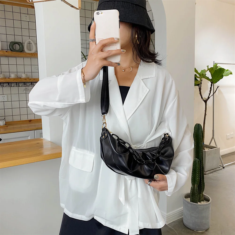 Fashion Solid Color Leather Crossbody Bags Women Chain Totes Shoulder Handbag Fashion Exquisite Shopping Bag
Fashion Solid Color Leather Crossbody Bags Women Chain Totes Shoulder Handbag Fashion Exquisite Shopping Bag