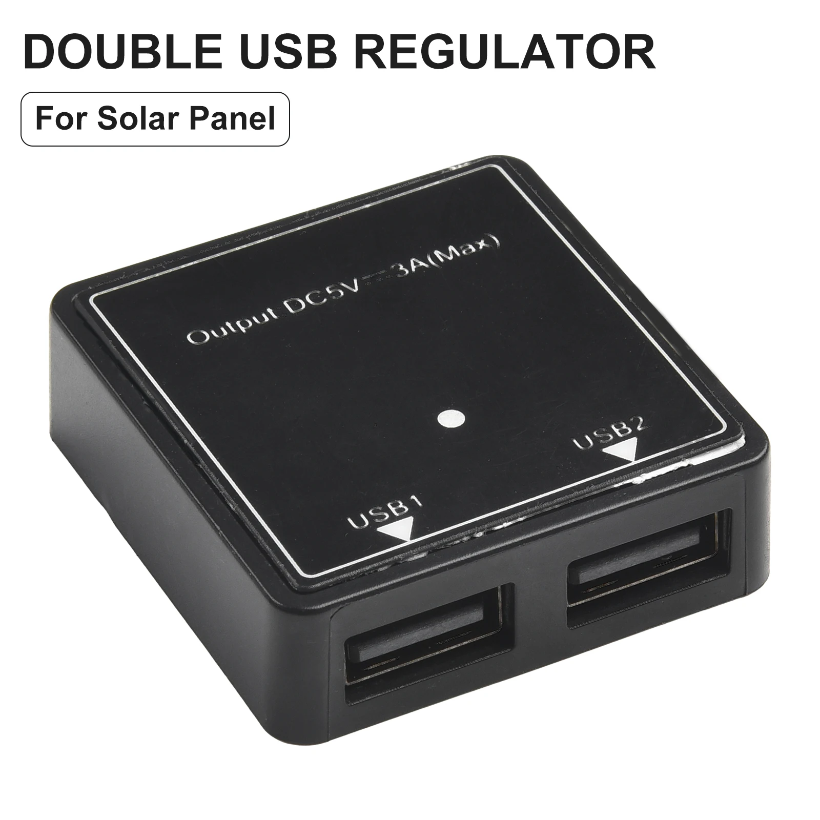 5V~20V 5V 3A Double USB Solar Panel Regulator Plastic Shell Power Charger Kit DIY ForMobile Phone MP3 MP4 Fan Alternative Parts
5V~20V 5V 3A Double USB Solar Panel Regulator Plastic Shell Power Charger Kit DIY ForMobile Phone MP3 MP4 Fan Alternative Parts