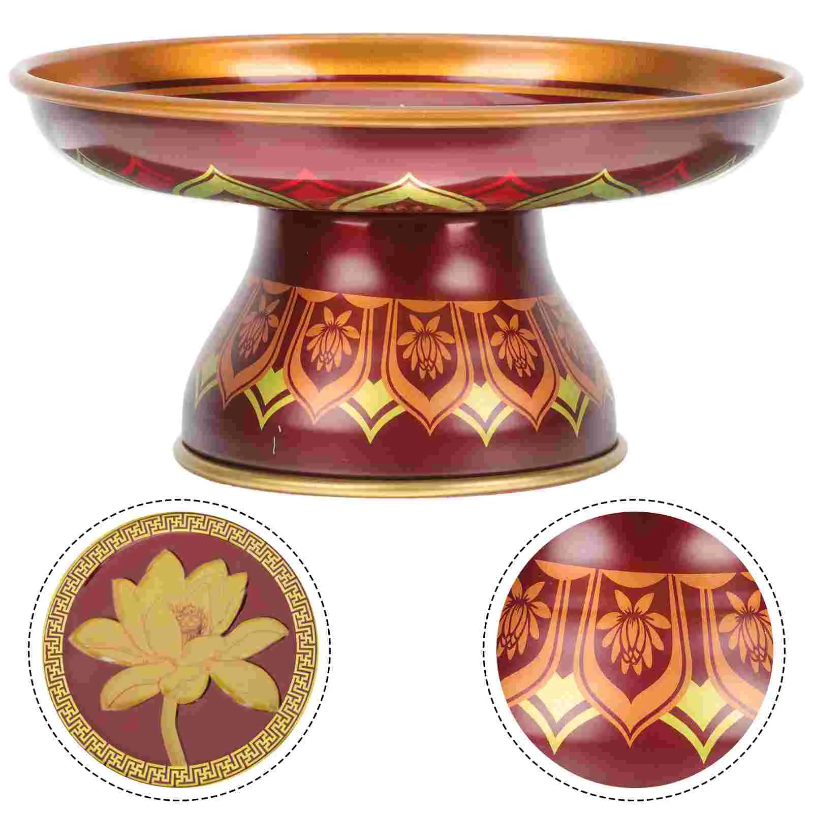 Bowl Plate Fruit Tray Offering Temple Memory Mom Dish Sacrificial Altar Worship Supplies Stand Sacrifice Cake Brass Shui Feng
Bowl Plate Fruit Tray Offering Temple Memory Mom Dish Sacrificial Altar Worship Supplies Stand Sacrifice Cake Brass Shui Feng