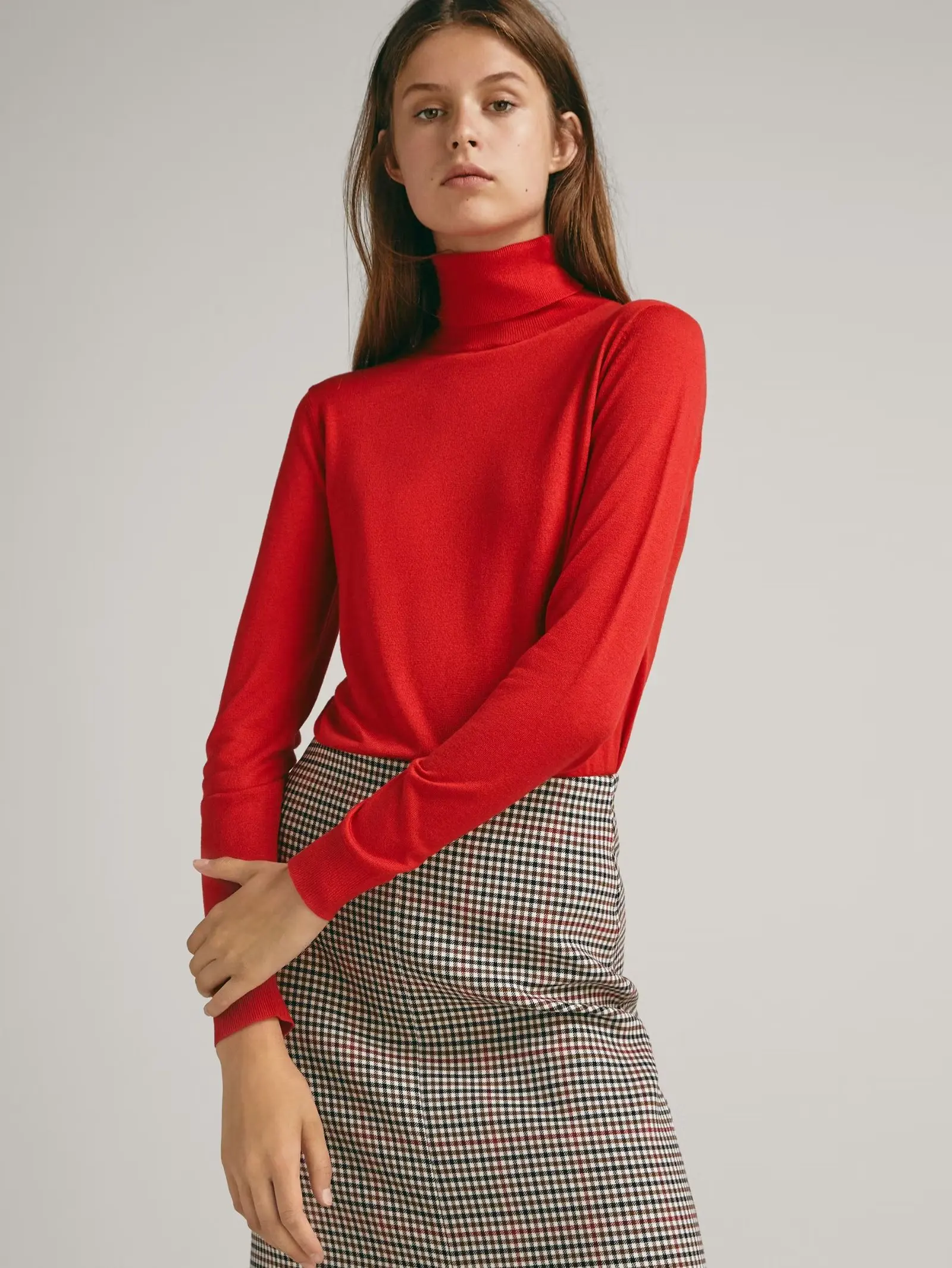 Women 2023 Autumn New Fashion Casual Pullover Knitted Sweater Base Retro Long Sleeve Chic High Neck All-match Loose Top Mujer
Women 2023 Autumn New Fashion Casual Pullover Knitted Sweater Base Retro Long Sleeve Chic High Neck All-match Loose Top Mujer