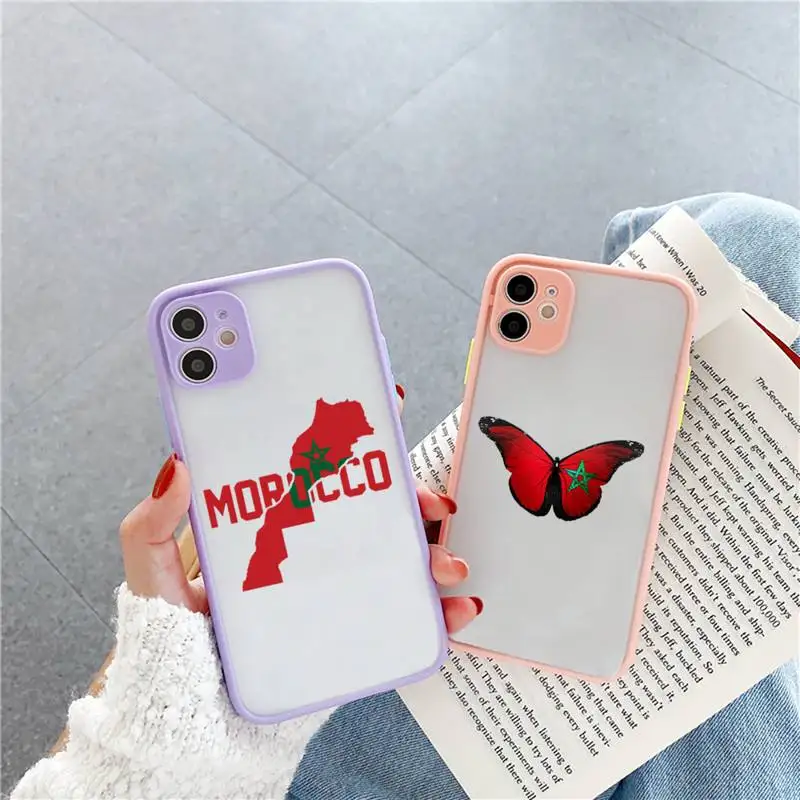 Morocco Flag Phone Case matte transparent For iphone 7 8 11 12 13 plus mini x xs xr pro max cover
Morocco Flag Phone Case matte transparent For iphone 7 8 11 12 13 plus mini x xs xr pro max cover