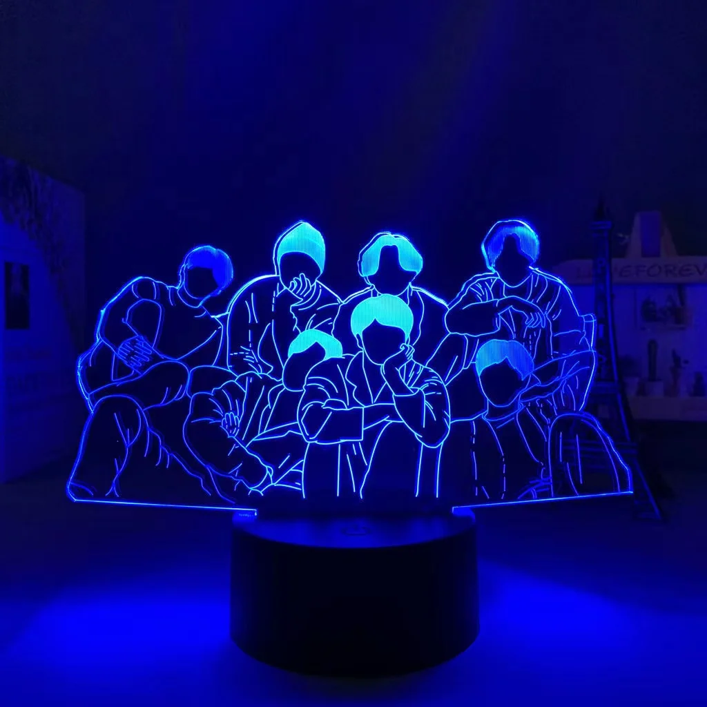 Светодиодный ночник Kpop, 3D светильник для стола с дистанционным управлением, 7 цветов, прикроватный светильник для спальни, украшение для дом...
Светодиодный ночник Kpop, 3D светильник для стола с дистанционным управлением, 7 цветов, прикроватный светильник для спальни, украшение для дом...