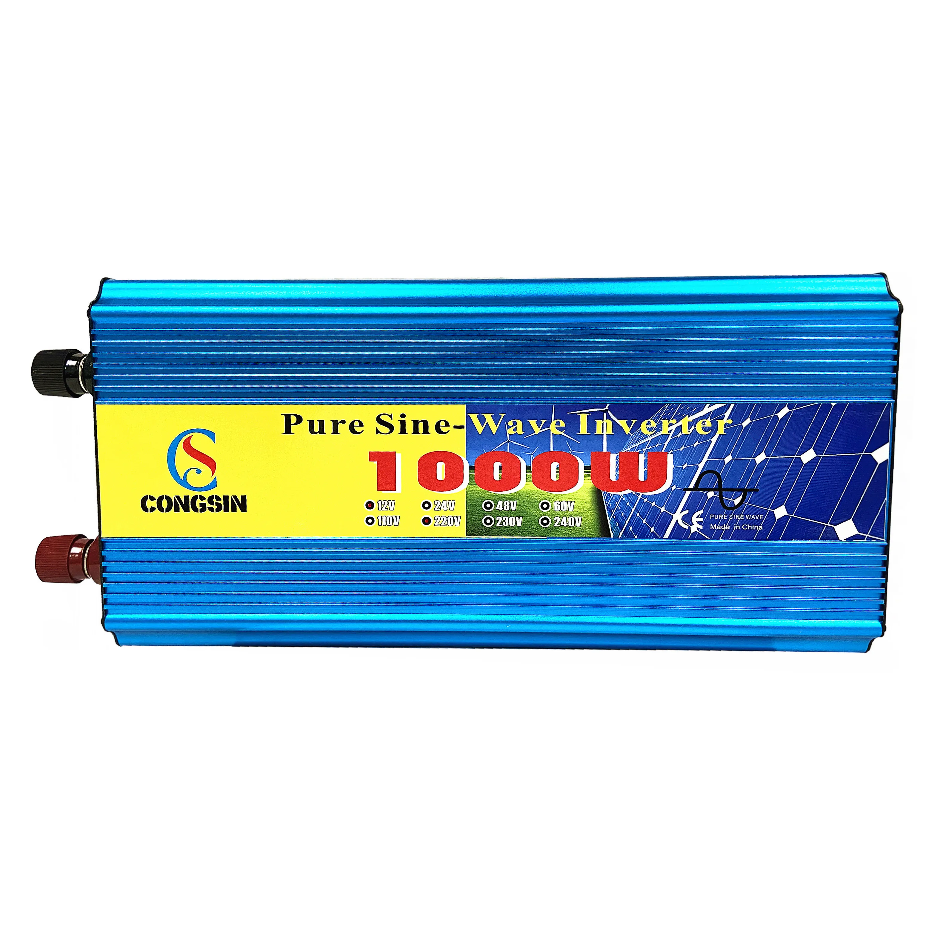 Best Selling 1000W 12V 24V 110V 230V DC/AC Real Sine Wave Power Inverter For Outdoor Activities
Best Selling 1000W 12V 24V 110V 230V DC/AC Real Sine Wave Power Inverter For Outdoor Activities