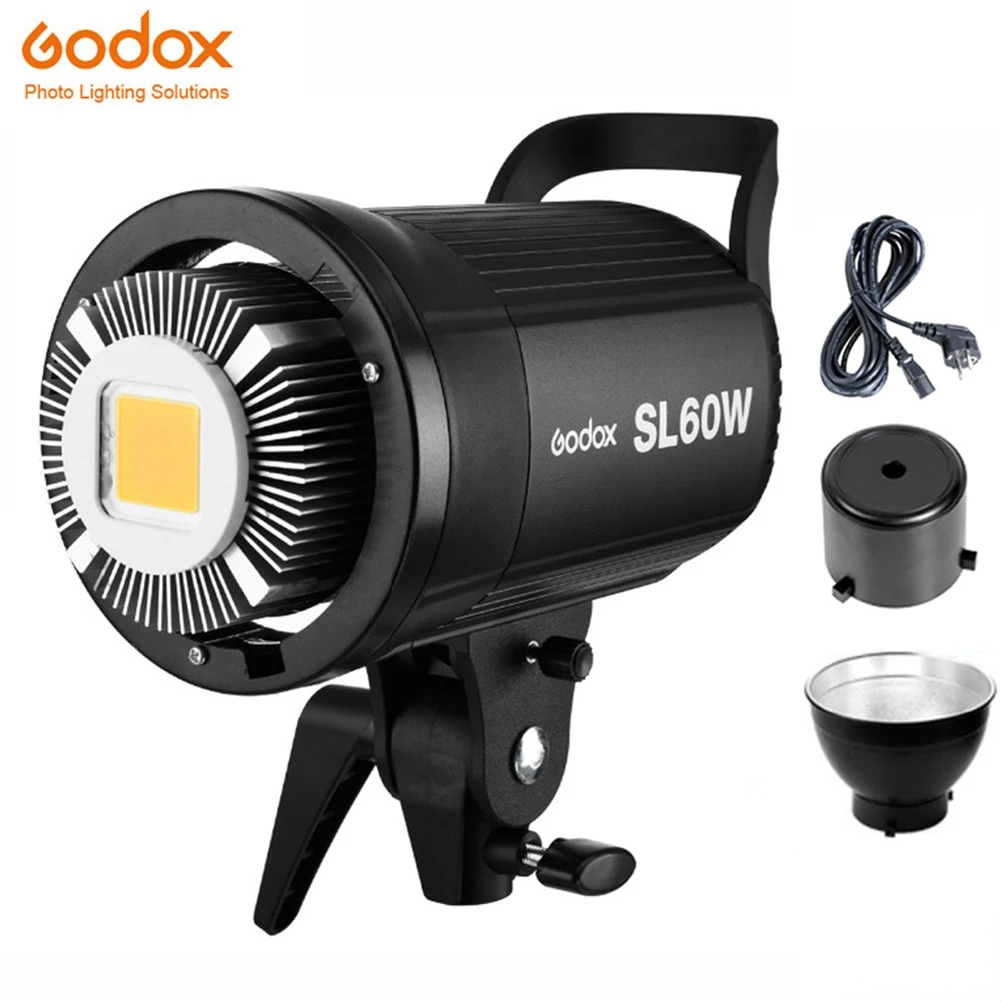 Godox LED Video Light SL-60W SL60W 5600K White Version Video Light Continuous Light Bowens Mount for Studio Video Recording
Godox LED Video Light SL-60W SL60W 5600K White Version Video Light Continuous Light Bowens Mount for Studio Video Recording