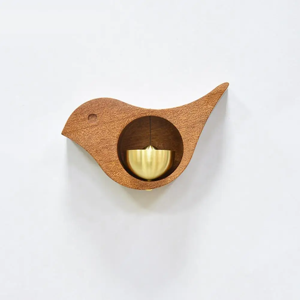 Door Bell Decor Useful Durable Creative Bird Shape Wooden Doorbell for Porch Hanging Bell Wood Doorbell 
Door Bell Decor Useful Durable Creative Bird Shape Wooden Doorbell for Porch Hanging Bell Wood Doorbell