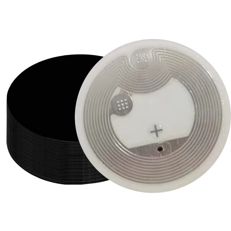 NFC Tags NFC Stickers NFC Tag Stickers Rewritable N-Tag 215 Sticker,504 Bytes Memory,Black NFC Tags
NFC Tags NFC Stickers NFC Tag Stickers Rewritable N-Tag 215 Sticker,504 Bytes Memory,Black NFC Tags