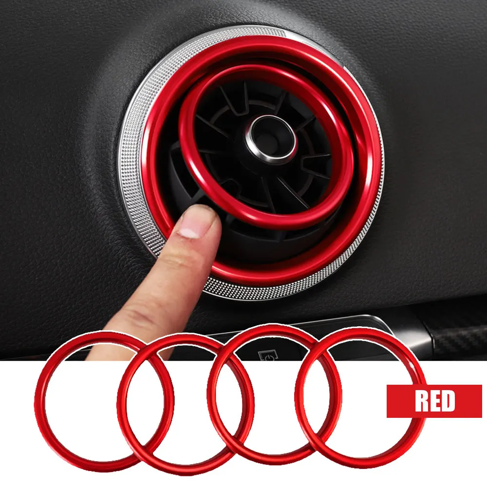 Car Styling Interior Accessories for Audi A3 8V Instrument Desk Air-conditioning Outlet Aluminium Alloy Decorative Auto Stickers
Car Styling Interior Accessories for Audi A3 8V Instrument Desk Air-conditioning Outlet Aluminium Alloy Decorative Auto Stickers