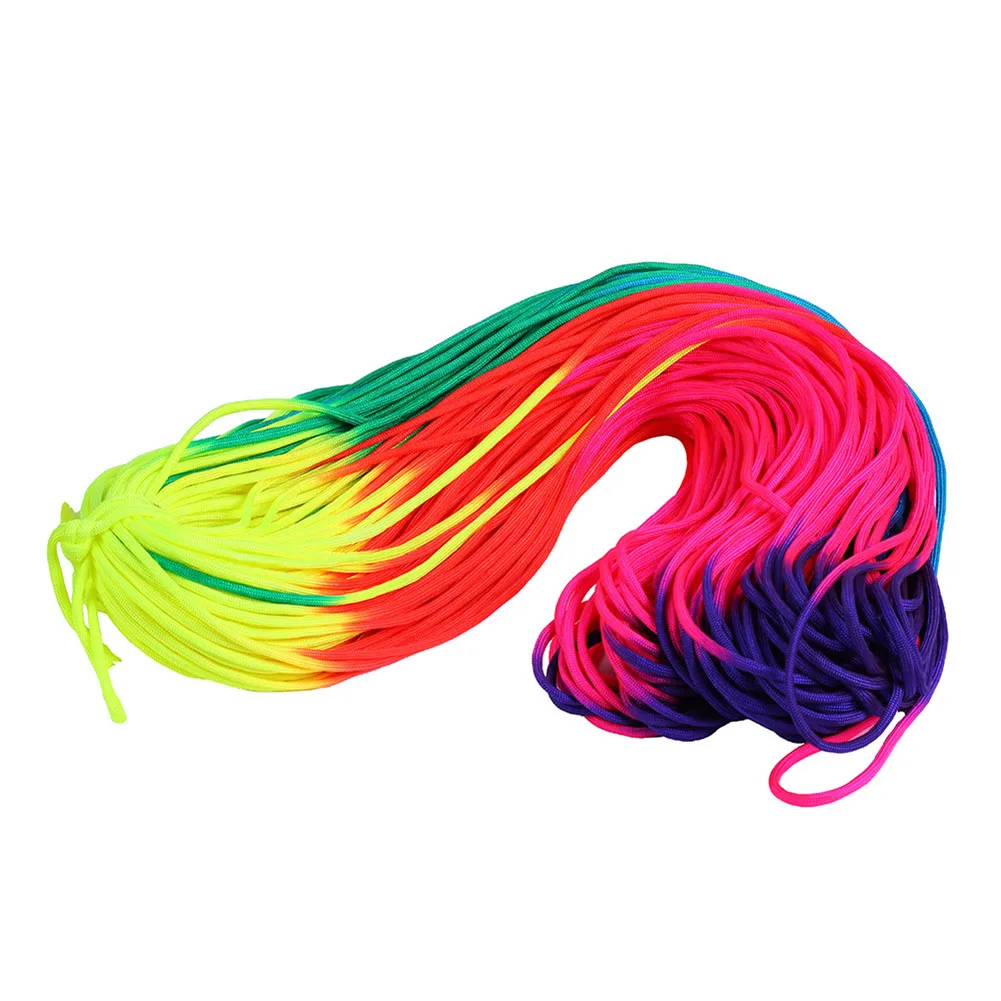 New Rainbow Paracord 7 Strand Core Climbing Rope Parachute Cord Sports String DIY knitting Bracelet Bracelet Accessory Material
New Rainbow Paracord 7 Strand Core Climbing Rope Parachute Cord Sports String DIY knitting Bracelet Bracelet Accessory Material