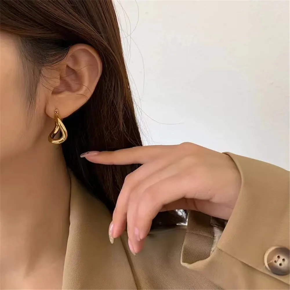 18K Gold Plated Authentic Stainless Steel Earrings Fashion Jewelry Oval Shaped Geometric Ear Stud for Women
18K Gold Plated Authentic Stainless Steel Earrings Fashion Jewelry Oval Shaped Geometric Ear Stud for Women