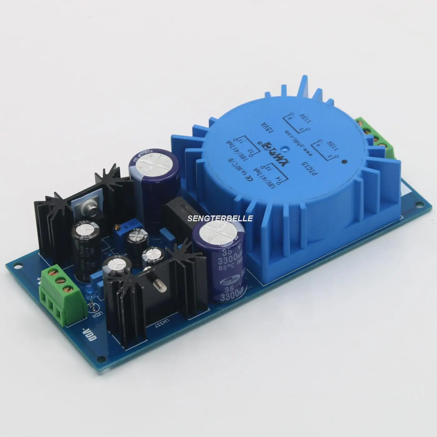 HiFi LM317 LM337 15W Transformer Output Adjustable Voltage Regulator Power Supply Board / Kit
HiFi LM317 LM337 15W Transformer Output Adjustable Voltage Regulator Power Supply Board / Kit
