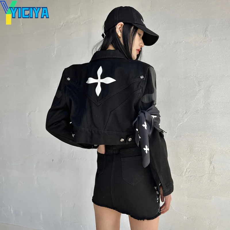 YICIYA Women's Jacket Spring 2022 Leather Jacket Parkas Embroidery Print PU Leather Coat Elegant Zipper Jackets Bomber Jacket
YICIYA Women's Jacket Spring 2022 Leather Jacket Parkas Embroidery Print PU Leather Coat Elegant Zipper Jackets Bomber Jacket