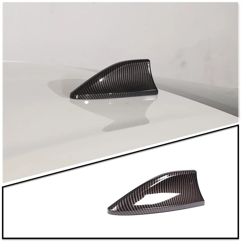 

For Subaru BRZ/Toyota 86 2022 ABS Carbon Fiber Style Car Roof Shark Fin Antenna Cover Signal Aerials Cover Car Accessories