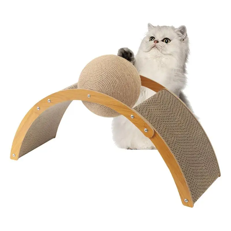 Cat Scratching Board Arched Bridge Scratch Pad For Kittens Corrugated Paper Scratchers For Indoor Cat Portable Scratching Board
Cat Scratching Board Arched Bridge Scratch Pad For Kittens Corrugated Paper Scratchers For Indoor Cat Portable Scratching Board