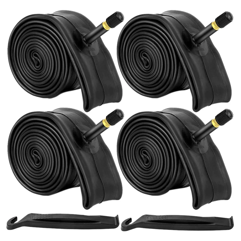 4 Pack 20 Inch Bike Tubes With 2 Tire Levers, Bicycle Inner Tube Schrader Valve Fit 1.75/1.95/2.10/2.125,For Kids Bike
4 Pack 20 Inch Bike Tubes With 2 Tire Levers, Bicycle Inner Tube Schrader Valve Fit 1.75/1.95/2.10/2.125,For Kids Bike