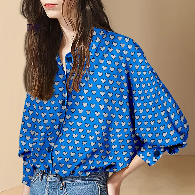 Summer Loose Women's Blouse Large Size 2022 New Printing Elegant Shirt Long Sleeves High Street Top Fashion Female Clothing
Summer Loose Women's Blouse Large Size 2022 New Printing Elegant Shirt Long Sleeves High Street Top Fashion Female Clothing