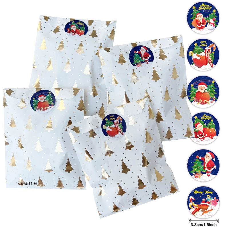 lovely Kraft Paper Candy Cookie Bag Santa Claus Snowman Christmas Gift Packing Bags Xmas Navidad New Year Party Decor Supplies
lovely Kraft Paper Candy Cookie Bag Santa Claus Snowman Christmas Gift Packing Bags Xmas Navidad New Year Party Decor Supplies