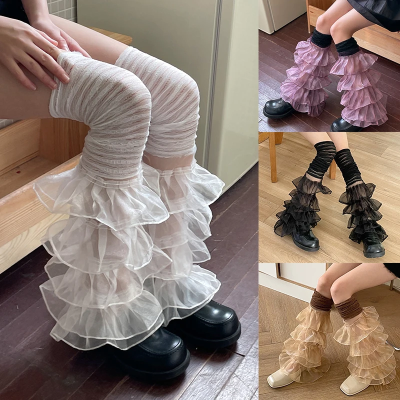 Women Elegant Stacked Socks Lace Splice Leg Cover Lace Ruffles Leg Socks Over The Knee Leg Cover Punk Harajuku Leg Warmers
Women Elegant Stacked Socks Lace Splice Leg Cover Lace Ruffles Leg Socks Over The Knee Leg Cover Punk Harajuku Leg Warmers