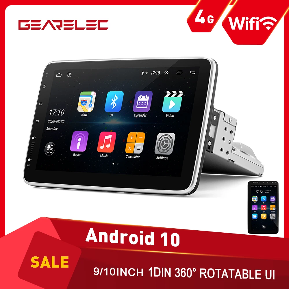 1DIN 360° Rotatable Screen UI Android 10 9/10inch 4G Wifi FM RDS Bluetooth WiFi GPS Navigation Carplay Android Auto 6GB+128GB
1DIN 360° Rotatable Screen UI Android 10 9/10inch 4G Wifi FM RDS Bluetooth WiFi GPS Navigation Carplay Android Auto 6GB+128GB