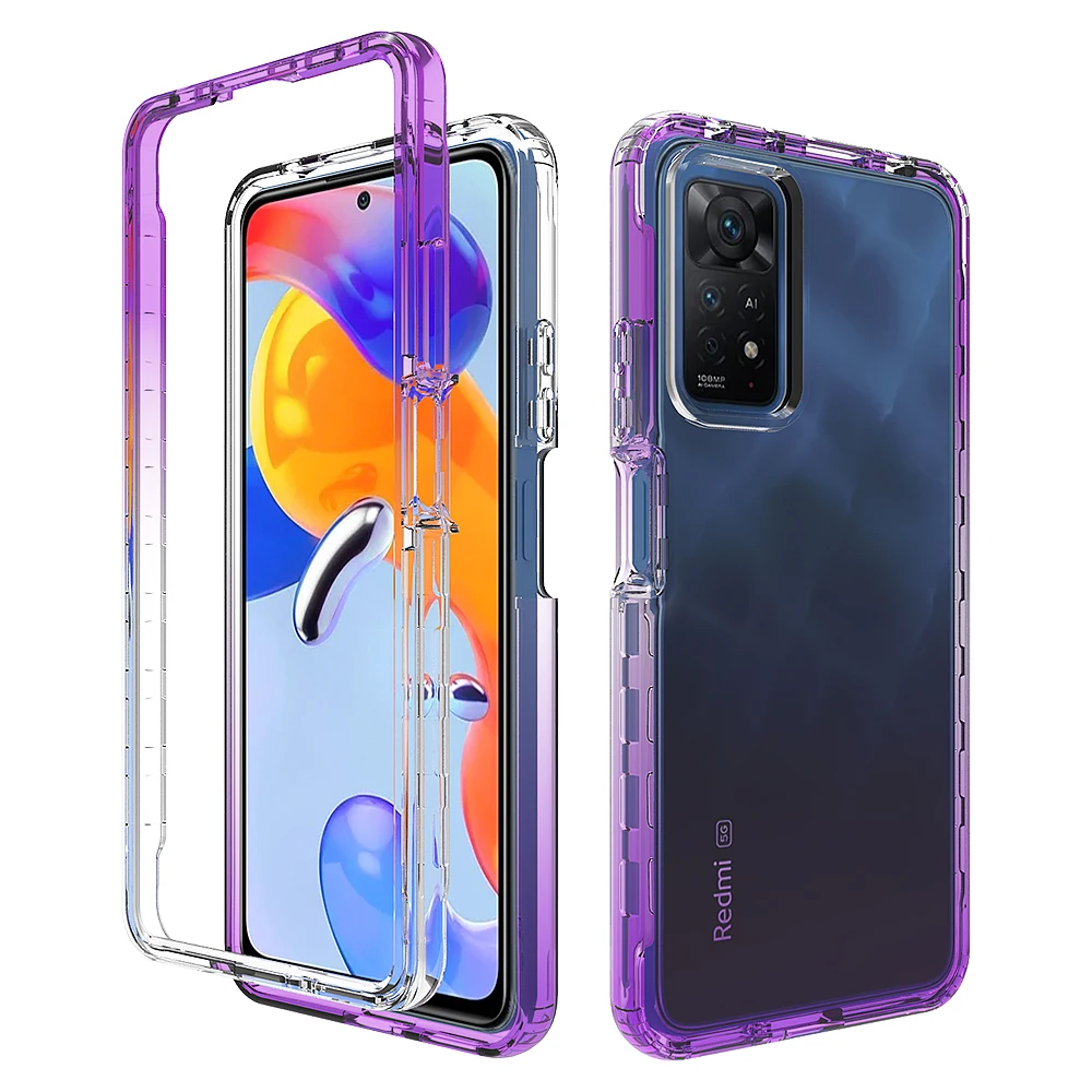 Чехол для Xiaomi Redmi Note 11 Pro 10S 9S противоударный Гибридный прозрачный чехол с градиентом цвета для телефона Redmi Note 10 Pro 9 9T 8 2021
Чехол для Xiaomi Redmi Note 11 Pro 10S 9S противоударный Гибридный прозрачный чехол с градиентом цвета для телефона Redmi Note 10 Pro 9 9T 8 2021