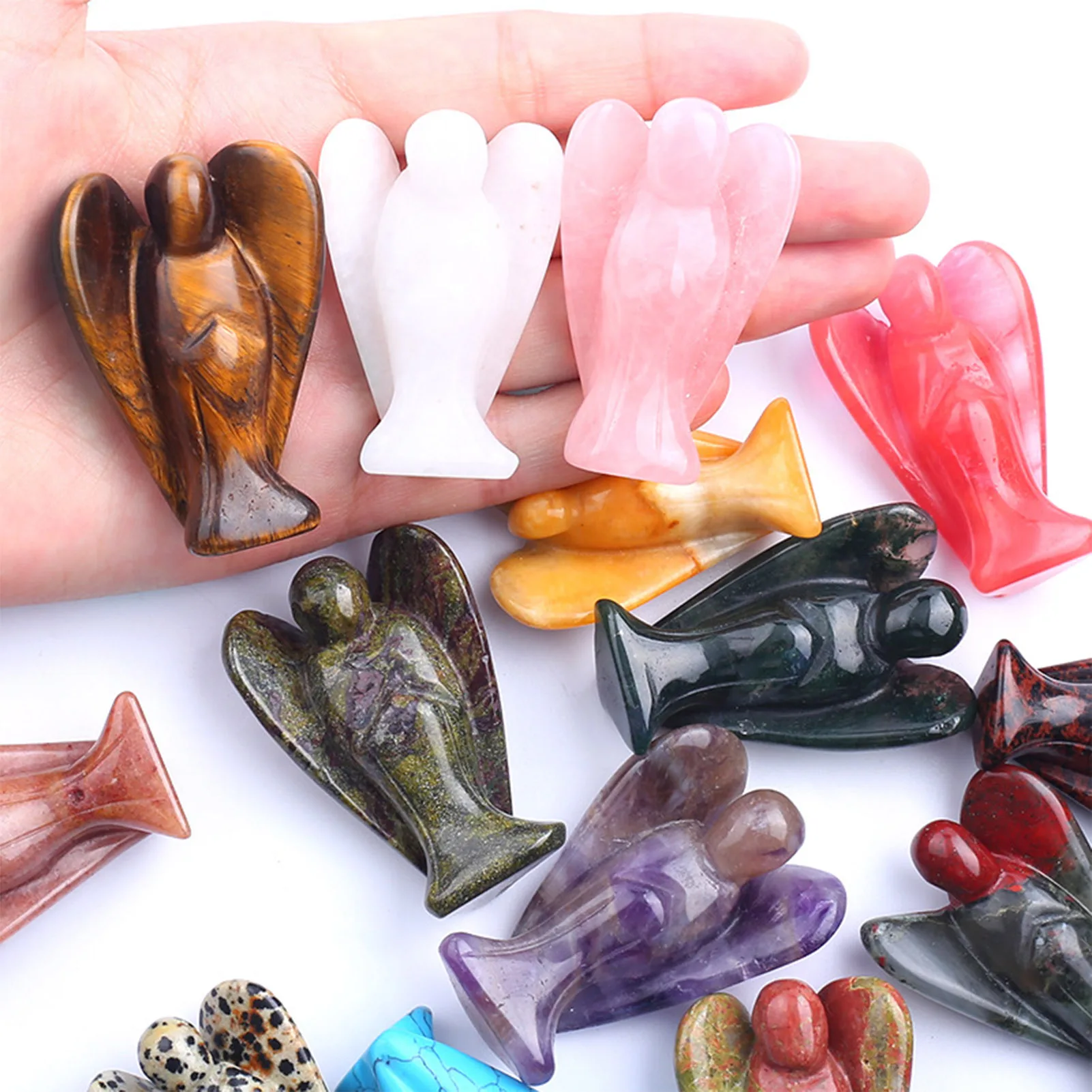 Black Obisdian Opal Pocket Angel Figurines High Quality Material Craft Ornament for Living Room Crystal Unique Decoration Gifts
Black Obisdian Opal Pocket Angel Figurines High Quality Material Craft Ornament for Living Room Crystal Unique Decoration Gifts