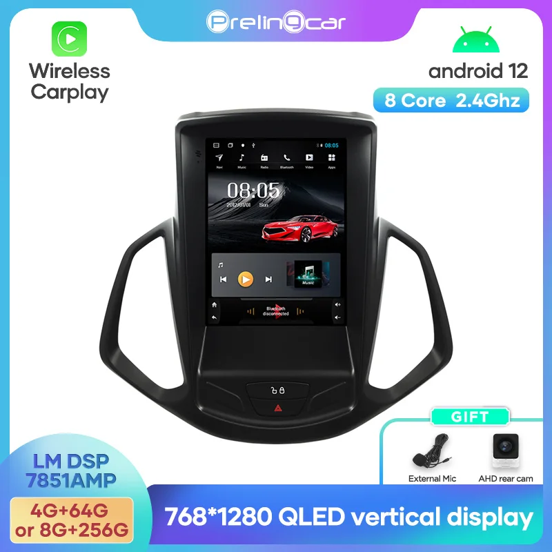 Vertical Android 12 System Car Player For Ford Ecosport 2013-2016 Years Multimedia Radio 2Din Stereo Bluetooth Navigation DSP
Vertical Android 12 System Car Player For Ford Ecosport 2013-2016 Years Multimedia Radio 2Din Stereo Bluetooth Navigation DSP