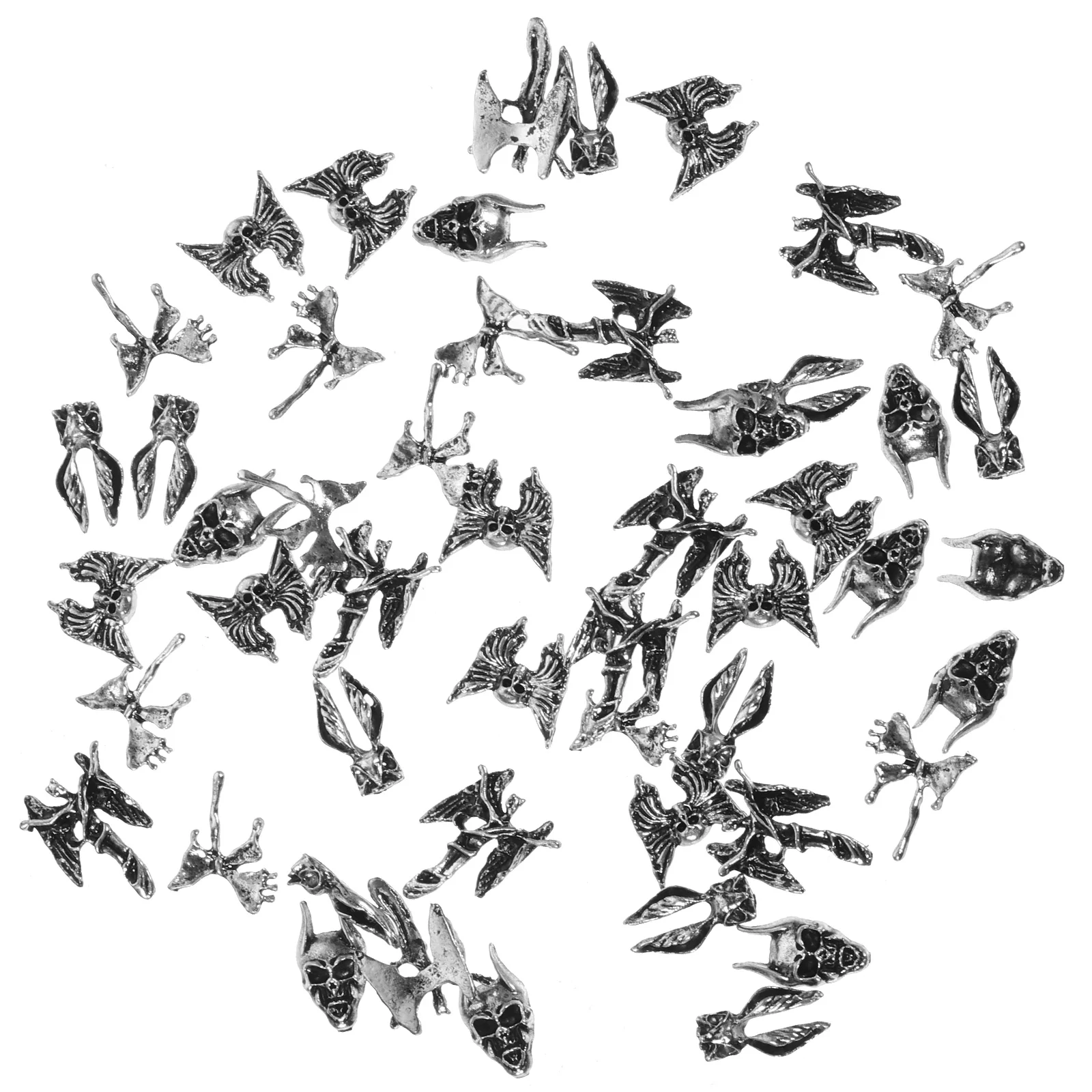 50pcs Nail Charms Nail Accessories DIY Nail Decoration Halloween Nail Charms Volumetric figures for nails
50pcs Nail Charms Nail Accessories DIY Nail Decoration Halloween Nail Charms Volumetric figures for nails