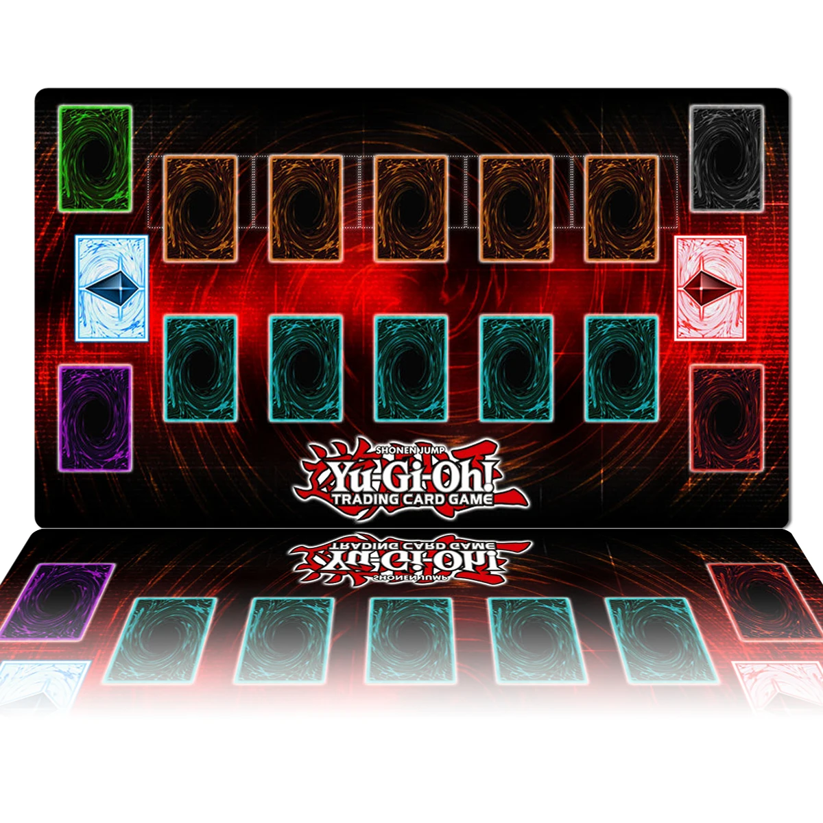 YuGiOh Playmat TCG Template Link Zone Mat OCG CCG Card Game Board Game Mat Anime Mouse Pad Rubber Desk Mat with Free Bag 60x35cm
YuGiOh Playmat TCG Template Link Zone Mat OCG CCG Card Game Board Game Mat Anime Mouse Pad Rubber Desk Mat with Free Bag 60x35cm