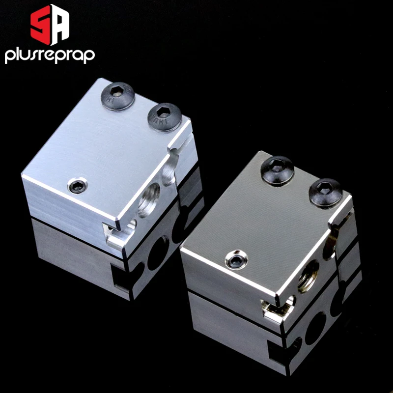 Premium V6 Volcano Aluminum or Plated Copper Heat Block for PT100 HT-100K Hotend 3D Printer Titan Extruder Heated Block
Premium V6 Volcano Aluminum or Plated Copper Heat Block for PT100 HT-100K Hotend 3D Printer Titan Extruder Heated Block