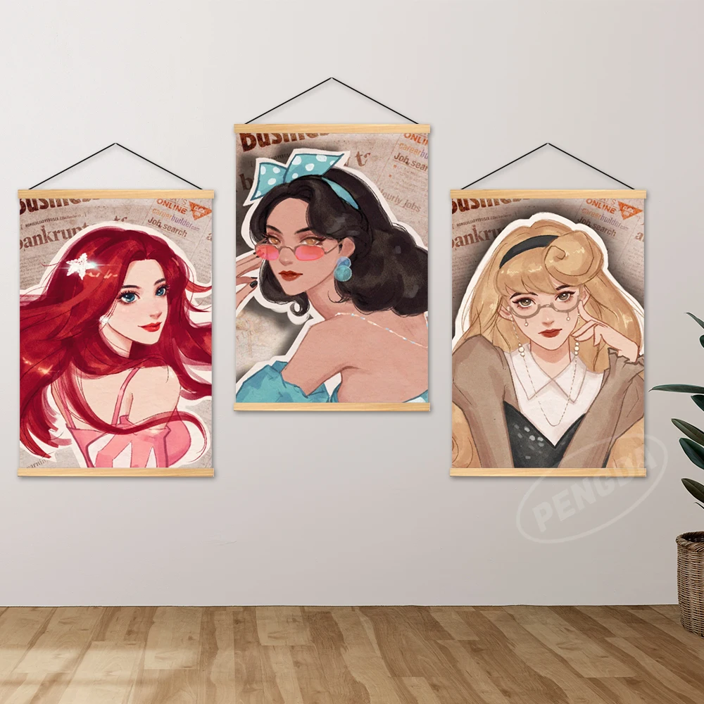 Wall Art Canvas Disney Princess Pictures Poster Wooden Hanging Painting Snow White Print Cinderella Home Decoration Living Room
Wall Art Canvas Disney Princess Pictures Poster Wooden Hanging Painting Snow White Print Cinderella Home Decoration Living Room