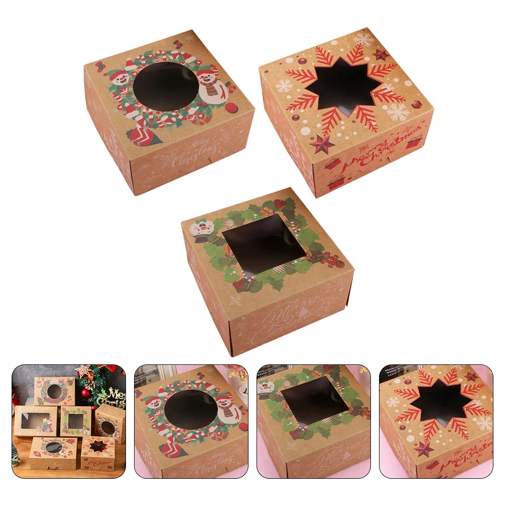 Box Cake Container Christmas Carrier Cupcake Gift Case Muffin Wedding Packing Holder Favor Take Out Slice Bakery Storage Dome 
Box Cake Container Christmas Carrier Cupcake Gift Case Muffin Wedding Packing Holder Favor Take Out Slice Bakery Storage Dome