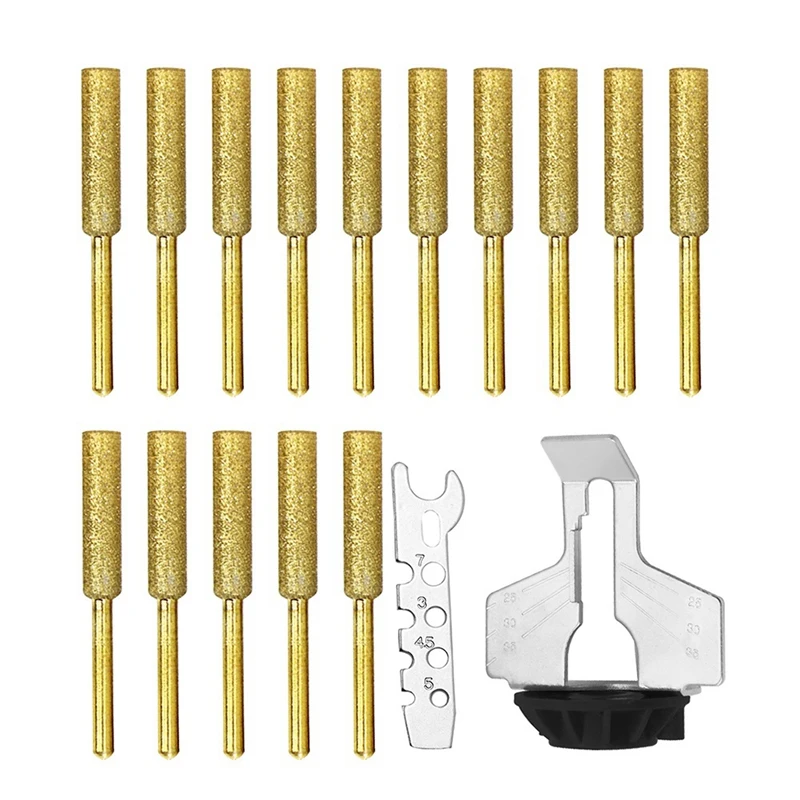 Spot Goods 15Pcs Diamond Coated Cylindrical Burr Set Chainsaw Sharpener Stone File Chain Saw Carving Abrasive Grinding Tools
Spot Goods 15Pcs Diamond Coated Cylindrical Burr Set Chainsaw Sharpener Stone File Chain Saw Carving Abrasive Grinding Tools