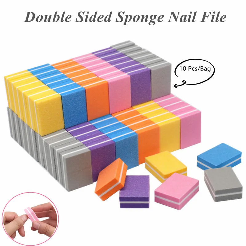 10 Pcs Manicure Polishing Sponge Small Square Double-sided Nail Polish Polishing Buffer Strip Polishing Nail Art Tool
10 Pcs Manicure Polishing Sponge Small Square Double-sided Nail Polish Polishing Buffer Strip Polishing Nail Art Tool