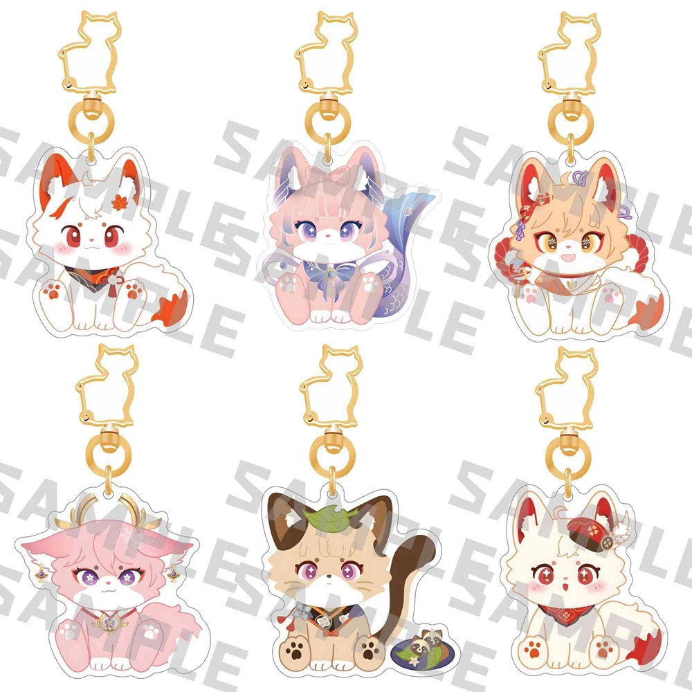 Genshin Impact Cute Cat Keychain Figure Wanderer Alhaitham Kaveh Baal Yae Miko Nahida Cosplay Acrylic Keying Bag Pendant Gifts
Genshin Impact Cute Cat Keychain Figure Wanderer Alhaitham Kaveh Baal Yae Miko Nahida Cosplay Acrylic Keying Bag Pendant Gifts