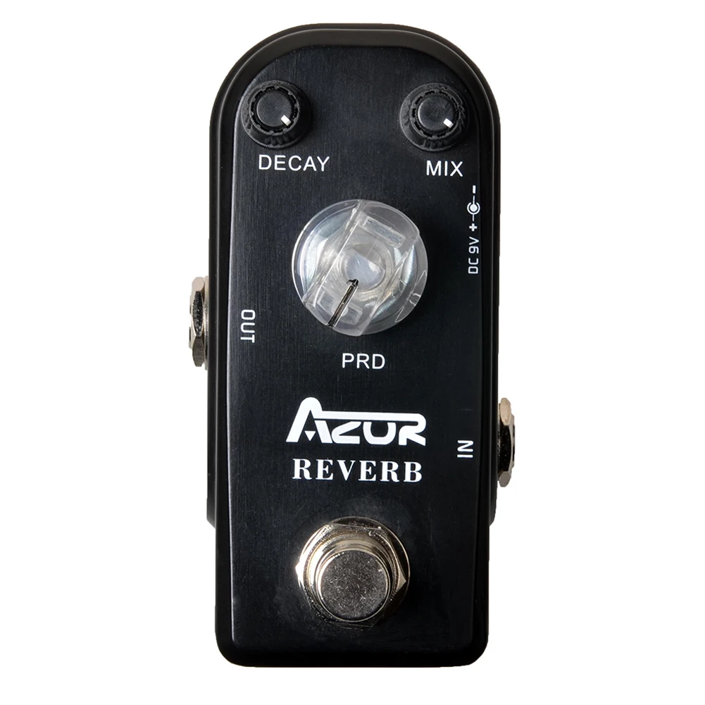 AZOR AP-312 цифровая реверберационная педаль для гитары с True Bypass из алюминиевого сплава, регулировка оттенков реверберации, время задержки, запчасти для гитары
AZOR AP-312 цифровая реверберационная педаль для гитары с True Bypass из алюминиевого сплава, регулировка оттенков реверберации, время задержки, запчасти для гитары
