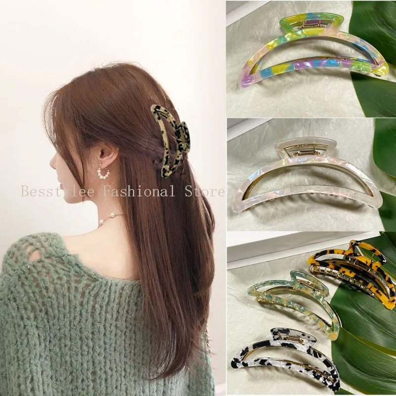 Acetate Hair Claw Crab Large Size Hollowed Out Hair Clip Women's Advanced Hair Clip Metal Shark Clips Headwear Hair Accessories
Acetate Hair Claw Crab Large Size Hollowed Out Hair Clip Women's Advanced Hair Clip Metal Shark Clips Headwear Hair Accessories