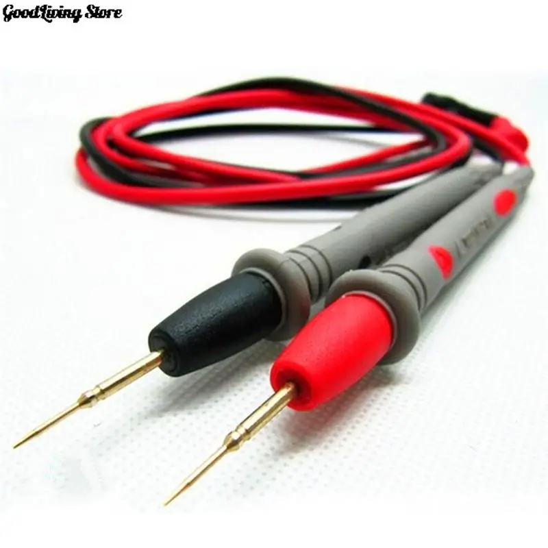 2Pcs/Set Needle Silicone Wire gold-plate Tip Probe Test Leads Pin Universal Digital Multimeter Tester Lead Probe Wire Pen Cable
2Pcs/Set Needle Silicone Wire gold-plate Tip Probe Test Leads Pin Universal Digital Multimeter Tester Lead Probe Wire Pen Cable