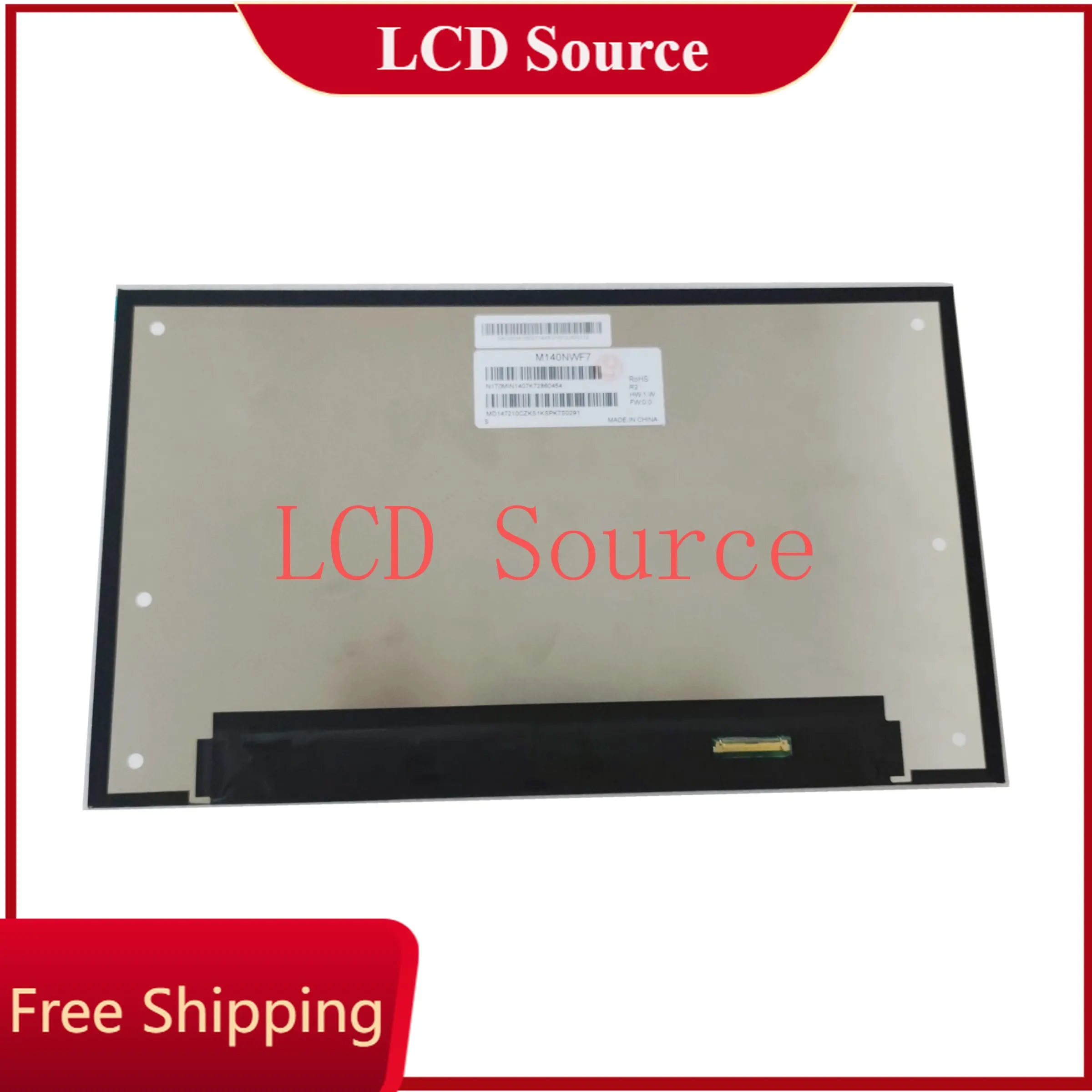 M140NWF7 R2 144HZ 14.0'' 1920*1080 Laptop LCD Screen Panel Matrix IPS EDP 40 Pins 72% NTSC
M140NWF7 R2 144HZ 14.0'' 1920*1080 Laptop LCD Screen Panel Matrix IPS EDP 40 Pins 72% NTSC