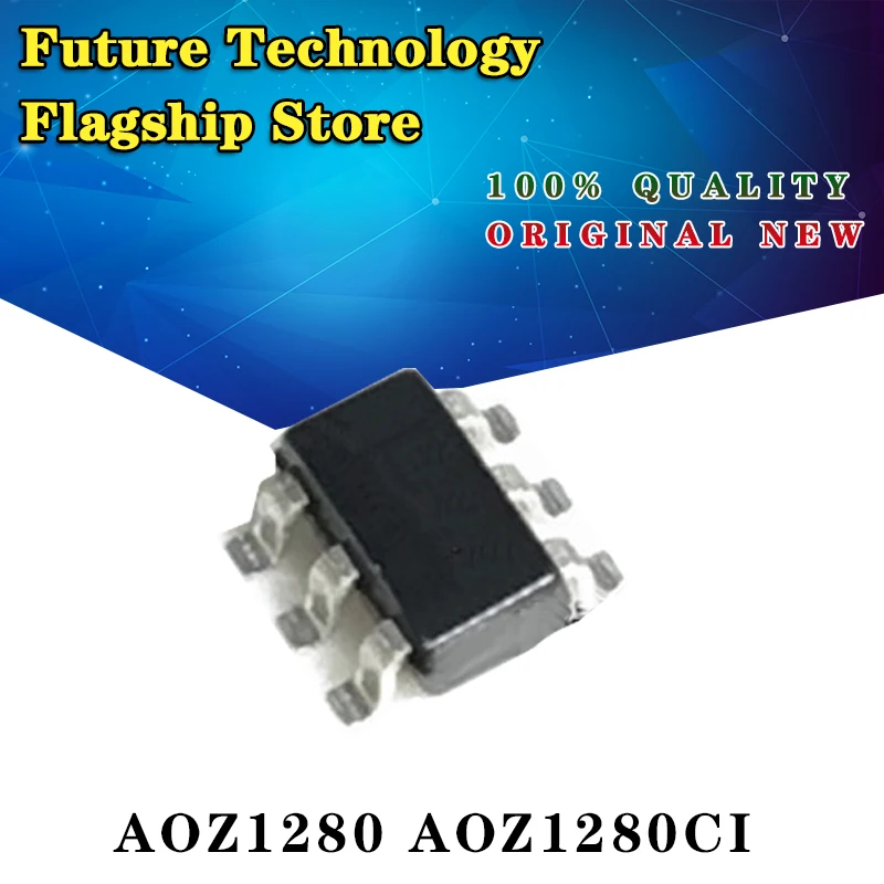AOZ1280-chips buck ajustables, nuevo y original, SOT23-6 AX Salida DC, regulador de voltaje, chip original
AOZ1280-chips buck ajustables, nuevo y original, SOT23-6 AX Salida DC, regulador de voltaje, chip original