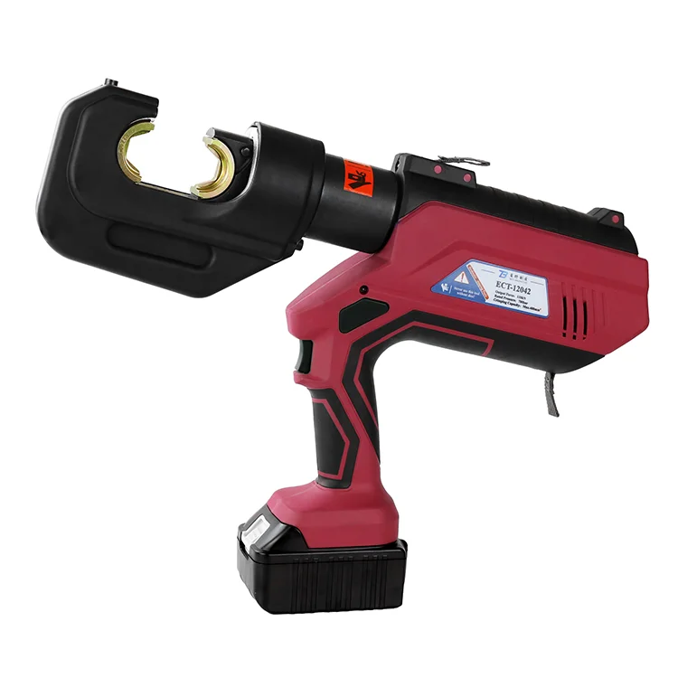 ECT-12042 Intelligent Cable Crimper Cu 400mm2 Automatic Battery Powered Electric Hydraulic Crimping Tool
ECT-12042 Intelligent Cable Crimper Cu 400mm2 Automatic Battery Powered Electric Hydraulic Crimping Tool