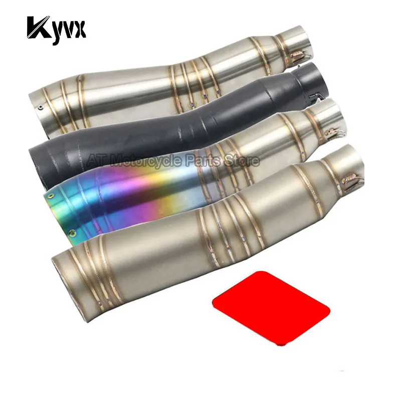 36-51MM Universal Motorcycle Exhaust Muffler Pipe GP For Pit Bike With DB Killer Inlet Escape Stainless Steel
36-51MM Universal Motorcycle Exhaust Muffler Pipe GP For Pit Bike With DB Killer Inlet Escape Stainless Steel
