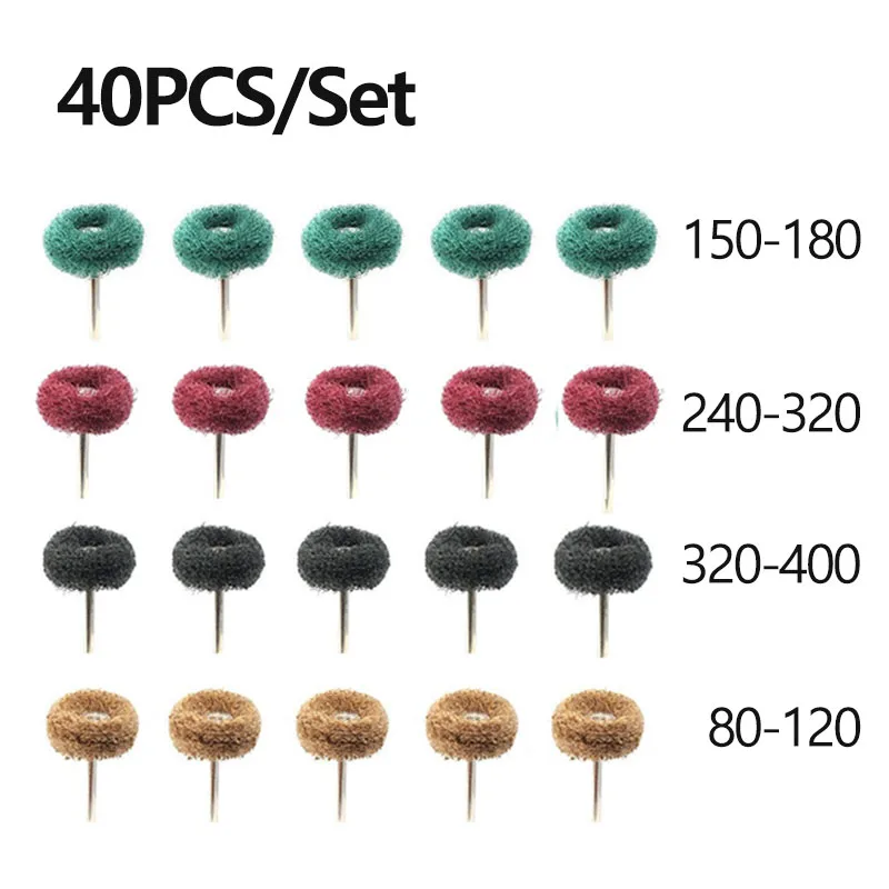 Набор абразивных кистей для мини-дрели, 40 шт. 
Набор абразивных кистей для мини-дрели, 40 шт.