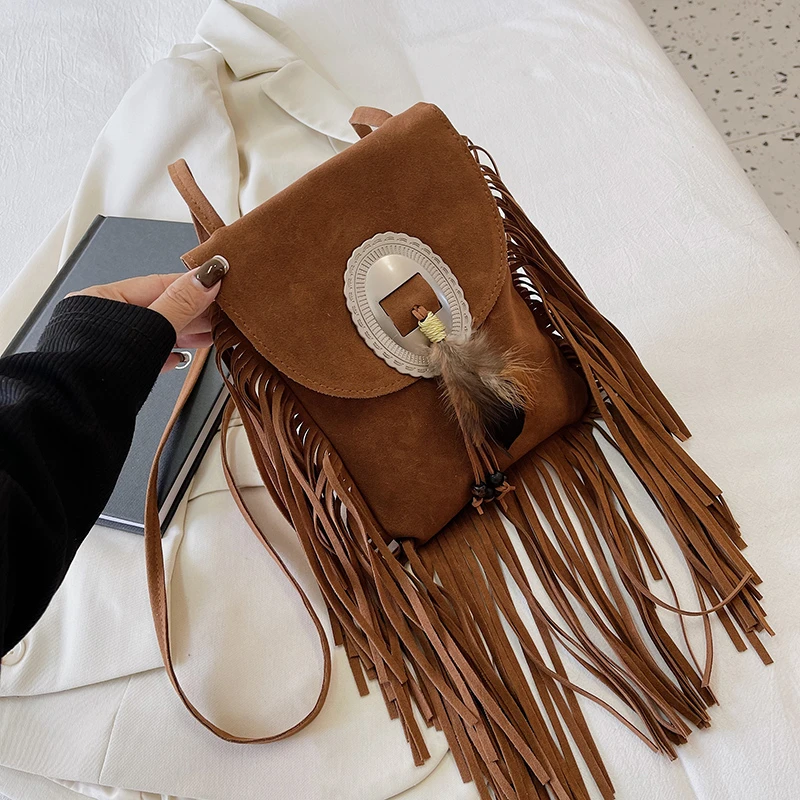 Модные кожаные женские сумки через плечо с бахромой, роскошные дизайнерские сумки для телефона, винтажные женские сумки через плечо, высоко...
Модные кожаные женские сумки через плечо с бахромой, роскошные дизайнерские сумки для телефона, винтажные женские сумки через плечо, высоко...