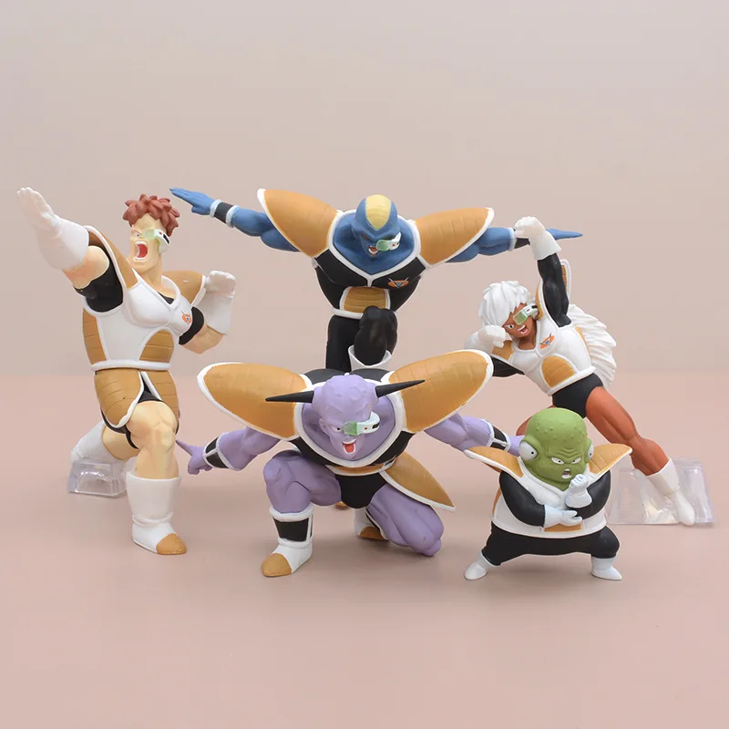 5pcs Amine Dragon Ball Ginyu Force Figures Jeice Guldo Recoom Burter Ginyu Action Shippuden PVC Collection Model Toys Gifts
5pcs Amine Dragon Ball Ginyu Force Figures Jeice Guldo Recoom Burter Ginyu Action Shippuden PVC Collection Model Toys Gifts
