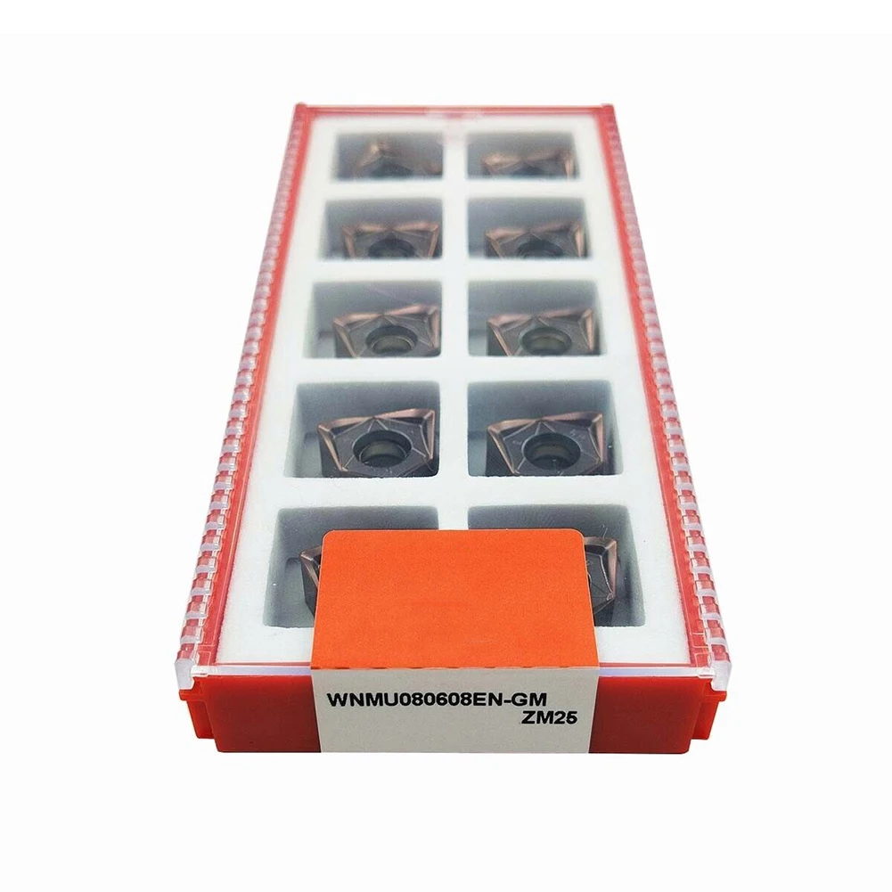 Practical Insert WNMU080608EN-GM 10pcs Carbide For Cast Iron High Grip Precision Grinding Strong Impact Resistance
Practical Insert WNMU080608EN-GM 10pcs Carbide For Cast Iron High Grip Precision Grinding Strong Impact Resistance