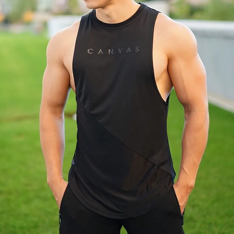 2023 Summer Bodybuilding Tank Top Gym Men's Clothing Black Solid Letter Print O Neck Tops Sport Gymshark Training Tank Tops
2023 Summer Bodybuilding Tank Top Gym Men's Clothing Black Solid Letter Print O Neck Tops Sport Gymshark Training Tank Tops