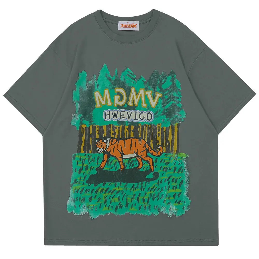 Men T-shirt The Year of Tiger Print Cotton O-neck Oversized T-shirt 2022 Short Sleeve Harajuku Streetwear Casual T Shirt for Men
Men T-shirt The Year of Tiger Print Cotton O-neck Oversized T-shirt 2022 Short Sleeve Harajuku Streetwear Casual T Shirt for Men