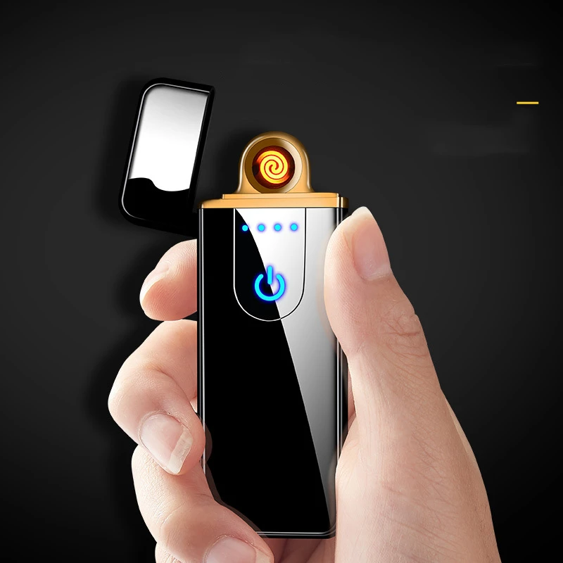 Новая сенсорная USB-зажигалка с отпечатком пальца, Электронная зарядка, уличный ветрозащитный инструмент зажигания, Ультратонкий двусторон...
Новая сенсорная USB-зажигалка с отпечатком пальца, Электронная зарядка, уличный ветрозащитный инструмент зажигания, Ультратонкий двусторон...