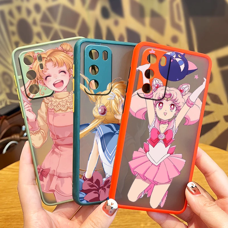 Anime Sailor Moon Cute For Huawei P50 P40 P40 P30 P20 Mate 40 20 10 Nova 8 3i 2i Frosted Translucent Phone Case Funda Capa Cover
Anime Sailor Moon Cute For Huawei P50 P40 P40 P30 P20 Mate 40 20 10 Nova 8 3i 2i Frosted Translucent Phone Case Funda Capa Cover