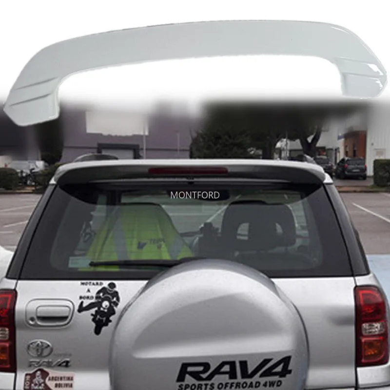

Спойлер для Toyota Rav 4 2001-2007 Rav4 спойлер светильник Кой из высококачественного АБС-материала для заднего крыла автомобиля грунтовой цветной зад...