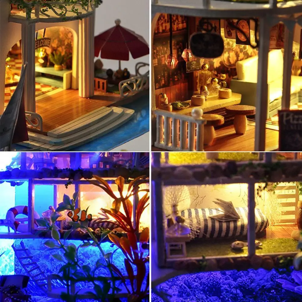 Diy House Wooden Houses Miniature House Adult Furniture Toys Diy Toys New Gift Kit Kids Year Christmas F9o1
Diy House Wooden Houses Miniature House Adult Furniture Toys Diy Toys New Gift Kit Kids Year Christmas F9o1